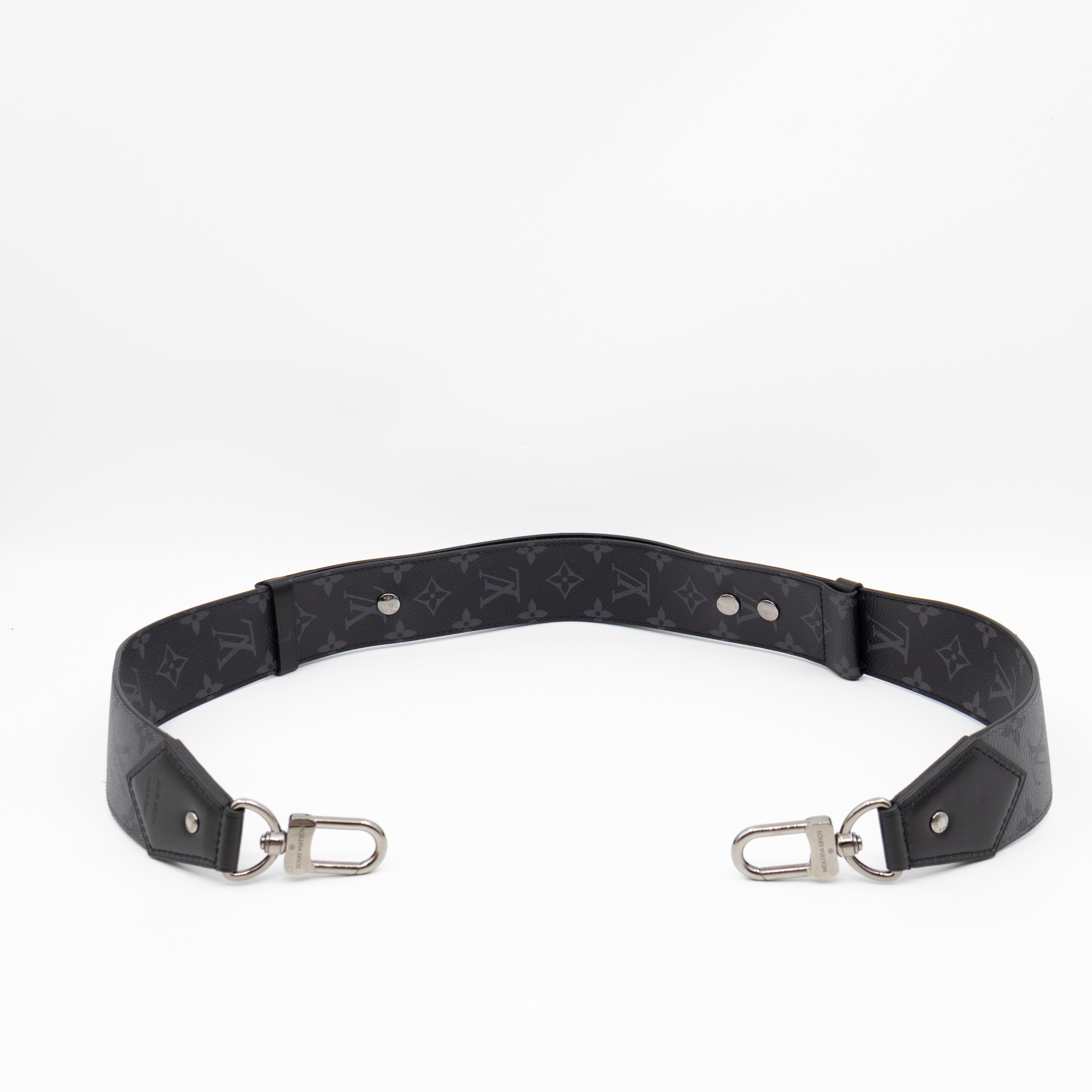 Bandouliere Reversible Strap Monogram Eclipse Reverse