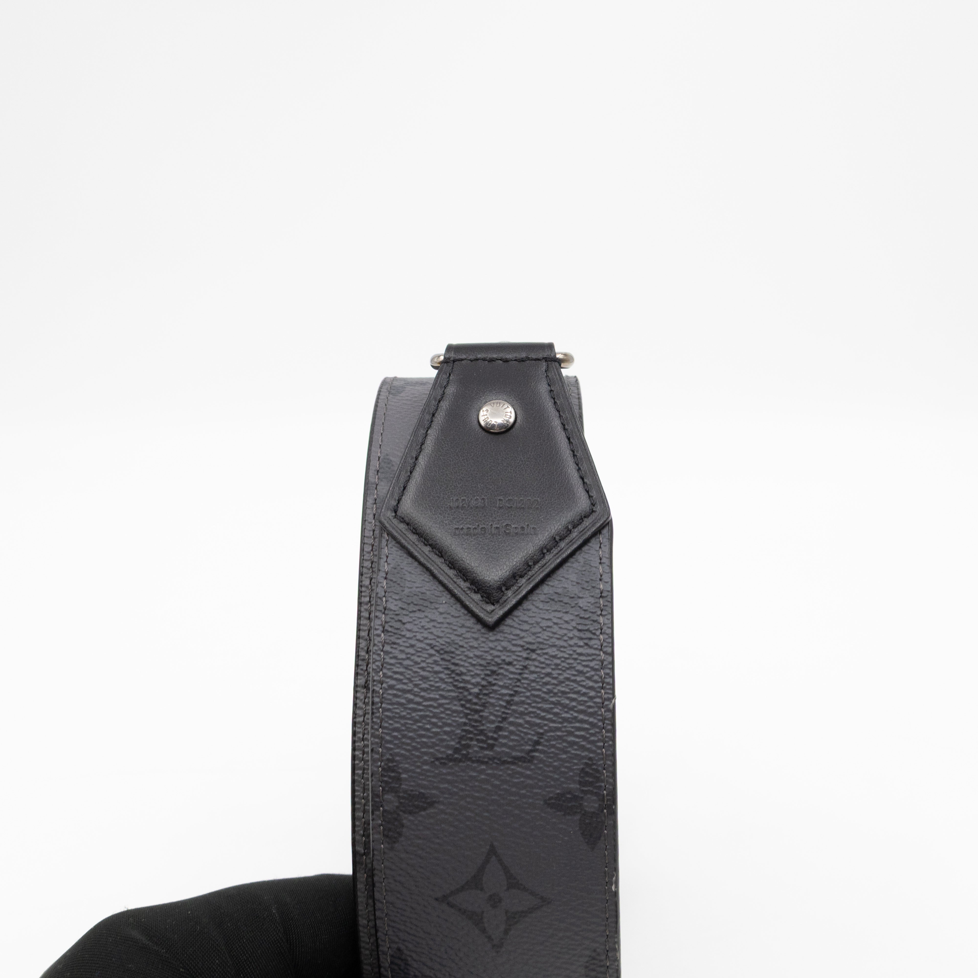 Bandouliere Reversible Strap Monogram Eclipse Reverse