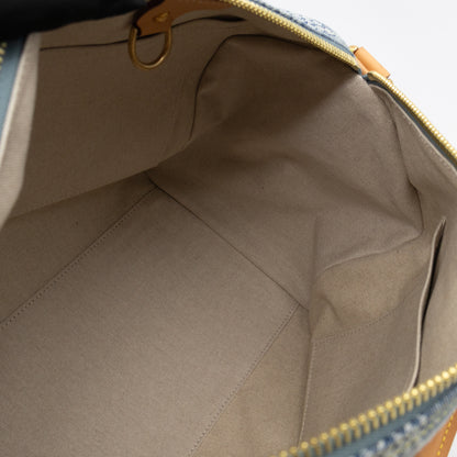 Speedy 40 Bandouliere Blue Damier Denim 3D