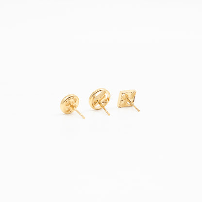 Crazy In Lock Earrings Set Gold