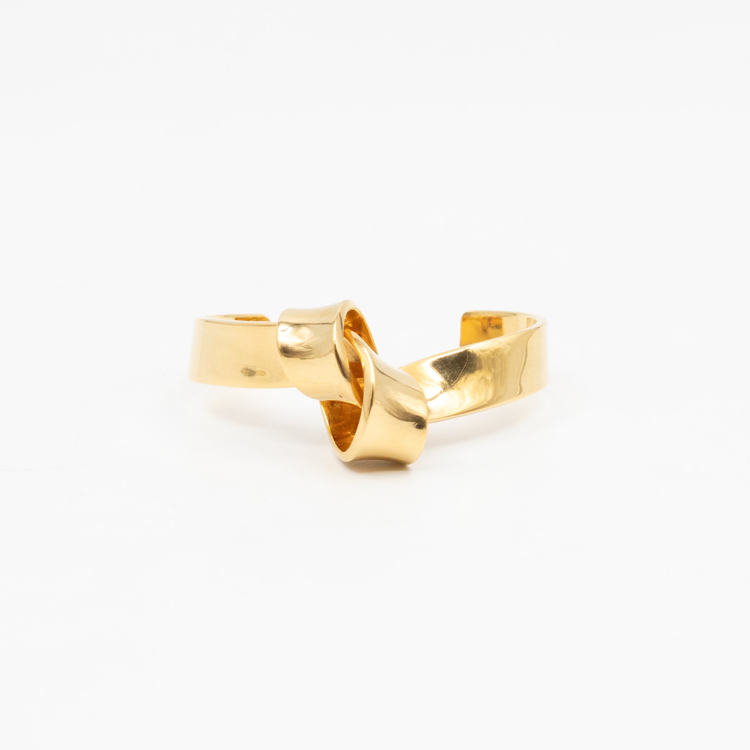 Flat Knot Bracelet Gold