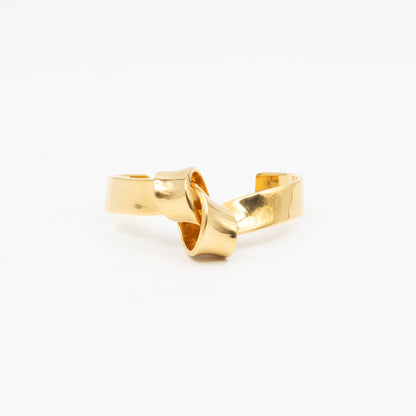 Flat Knot Bracelet Gold