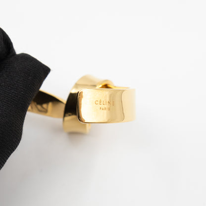 Flat Knot Bracelet Gold