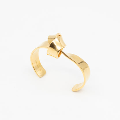 Flat Knot Bracelet Gold