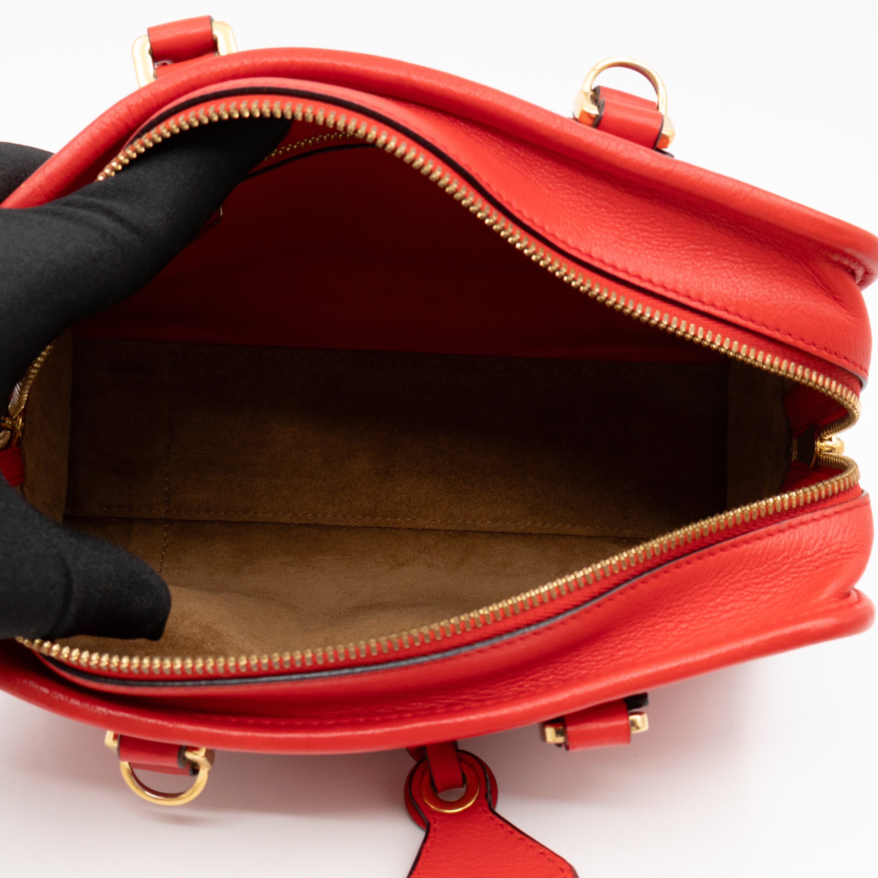 Amazona 23 Crossbody Bag Red Leather