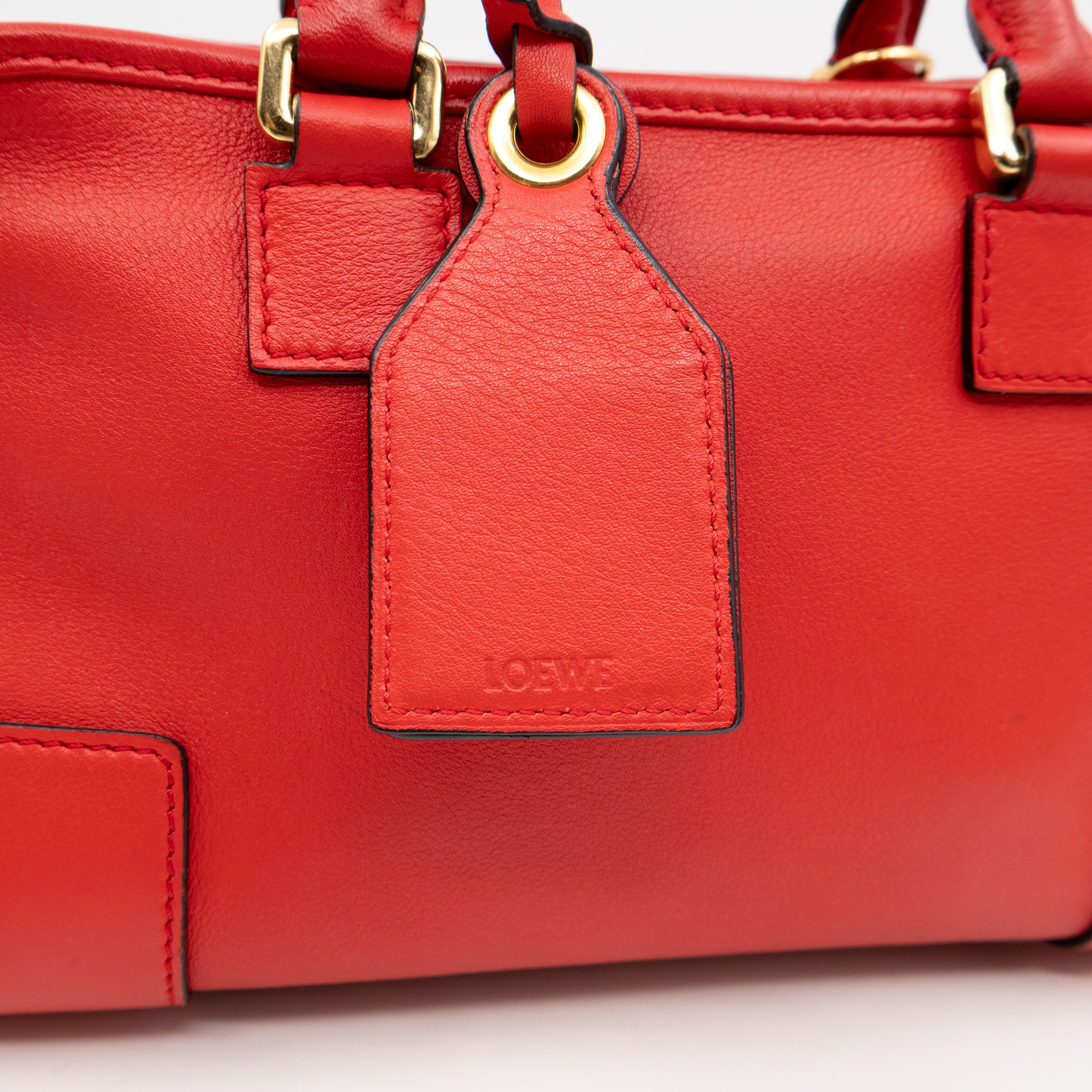 Amazona 23 Crossbody Bag Red Leather