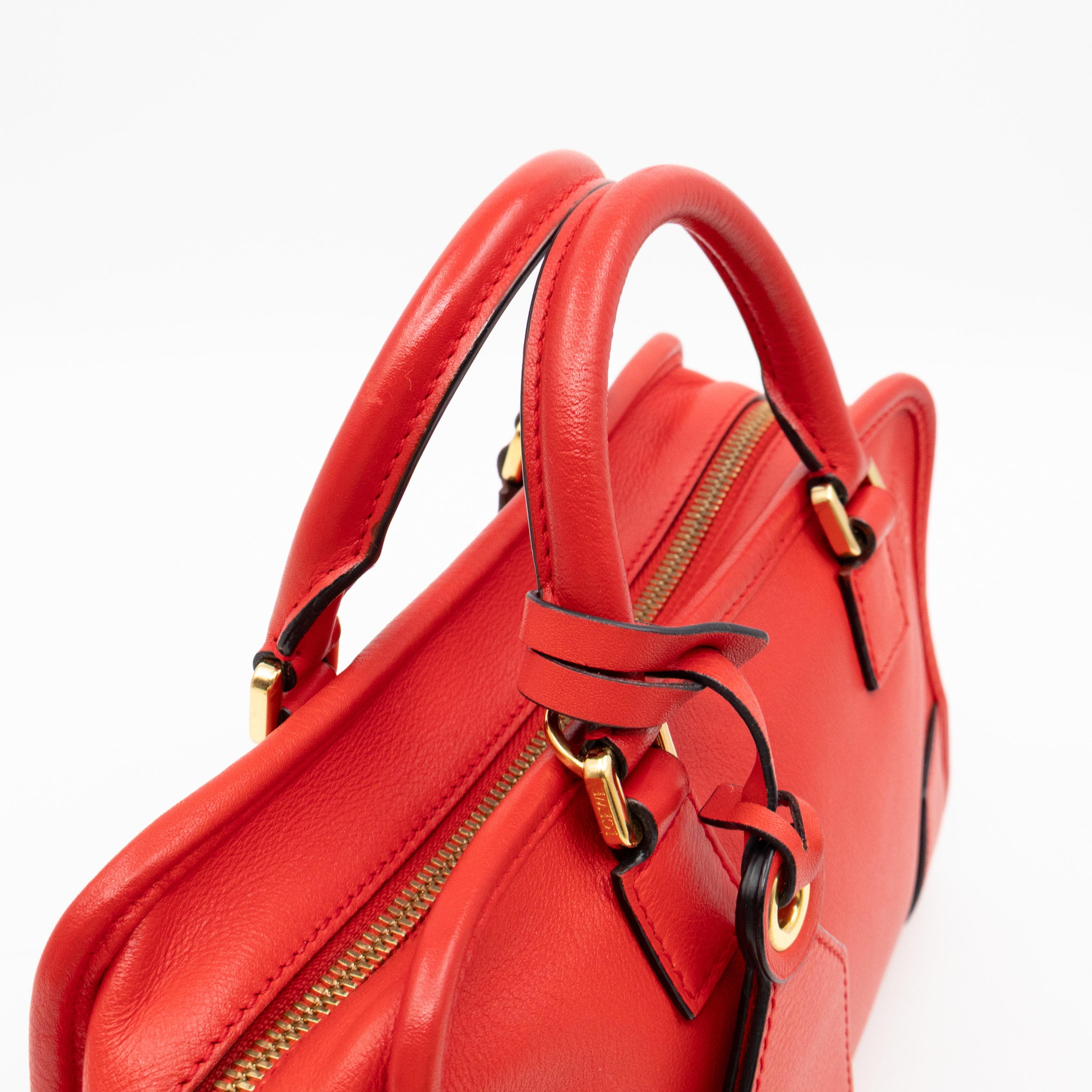 Amazona 23 Crossbody Bag Red Leather