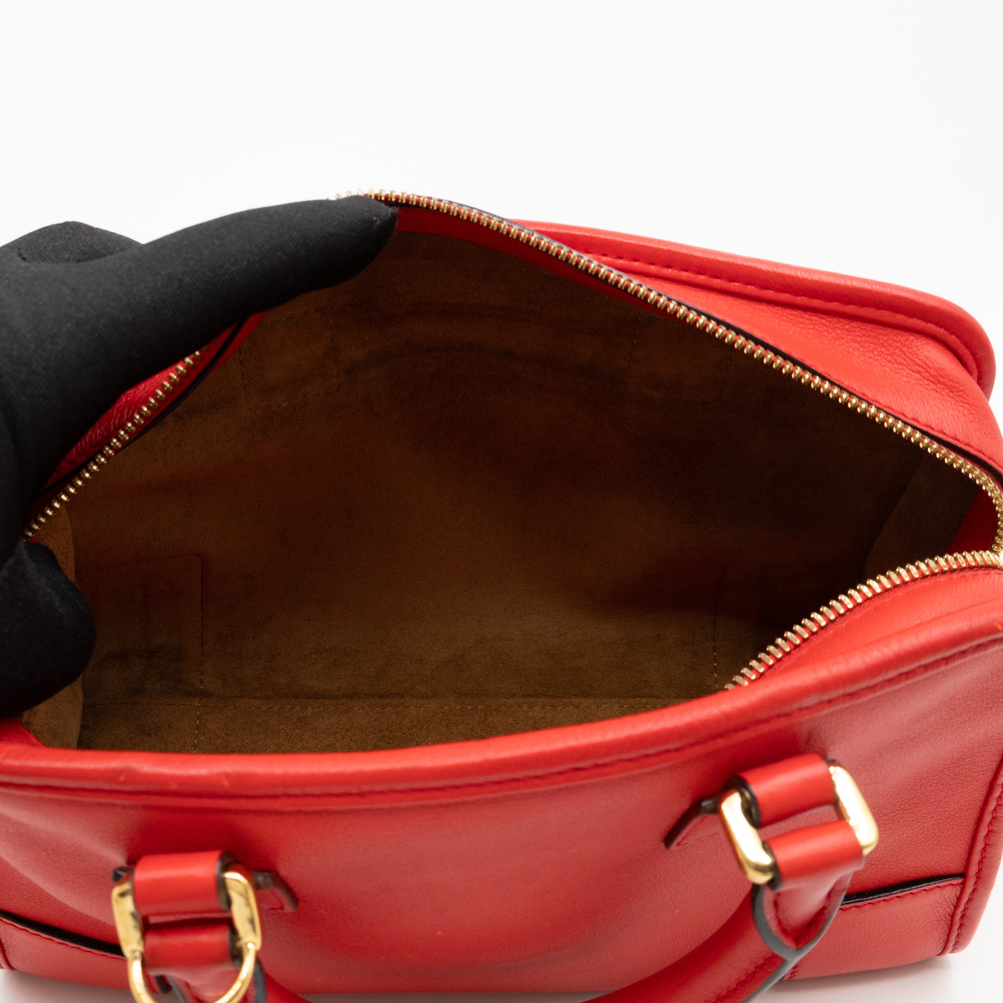 Amazona 23 Crossbody Bag Red Leather