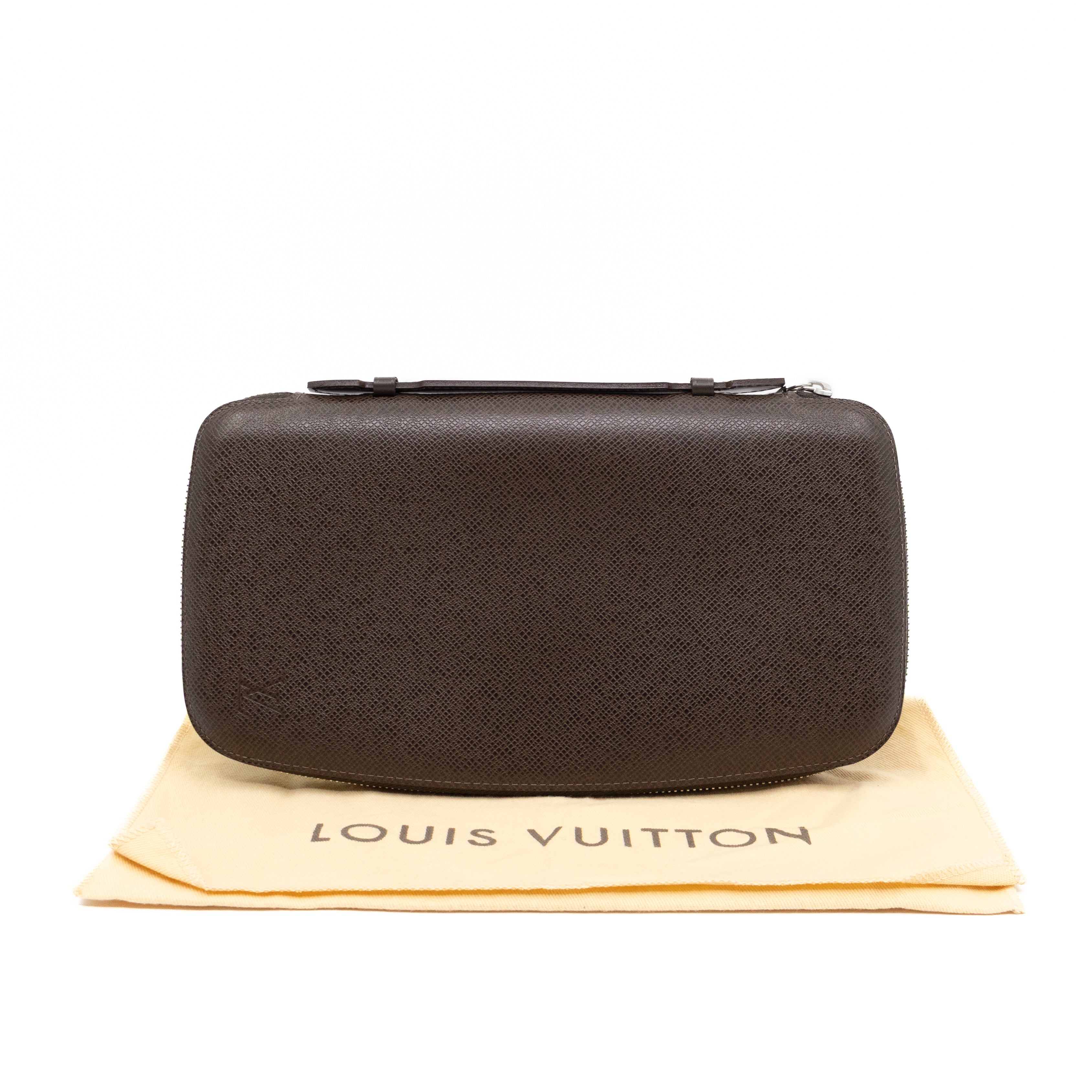 Atoll Travel Organizer Case Brown Taigarama Leather