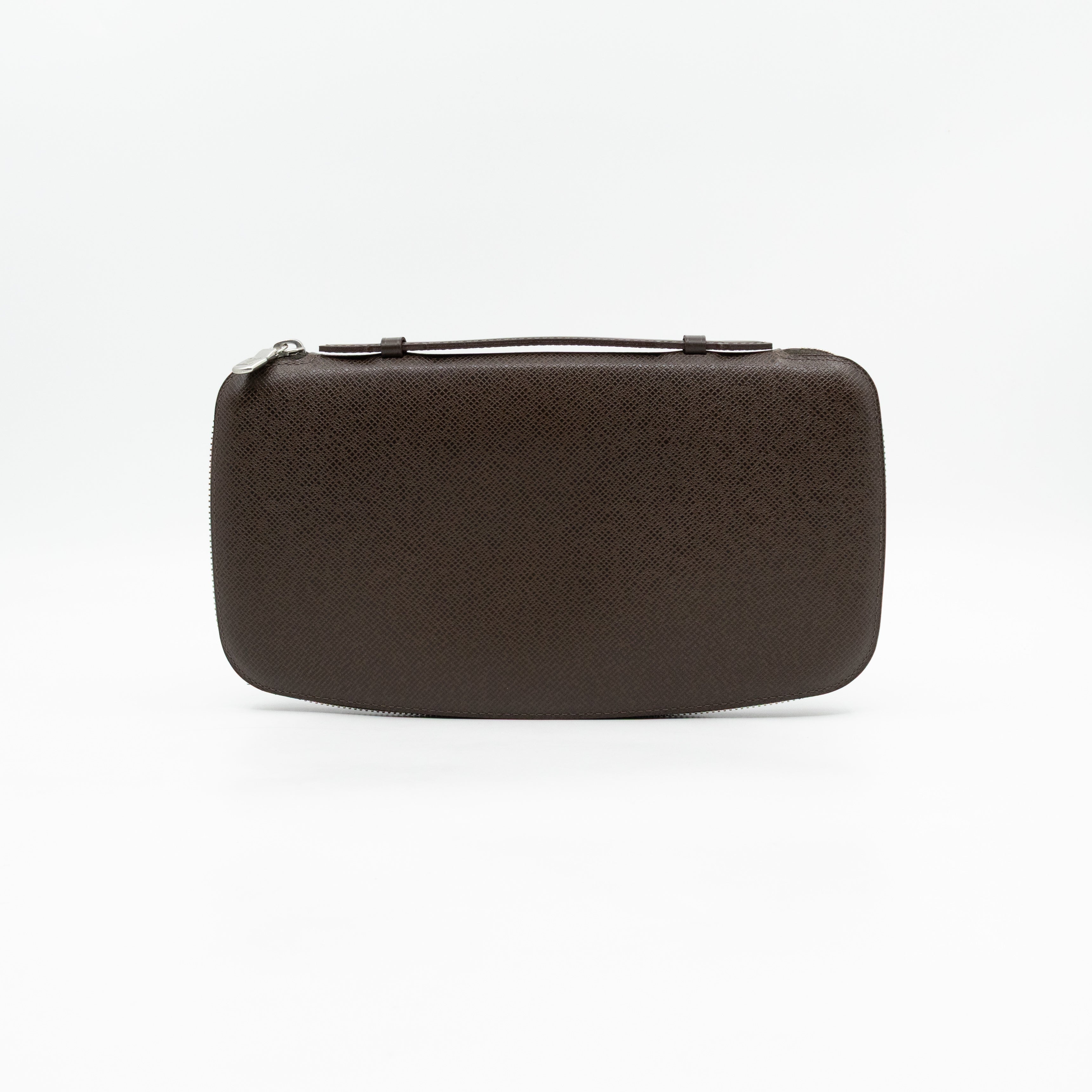 Atoll Travel Organizer Case Brown Taigarama Leather