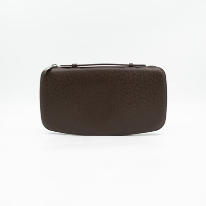 Atoll Travel Organizer Case Brown Taigarama Leather