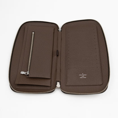 Atoll Travel Organizer Case Brown Taigarama Leather