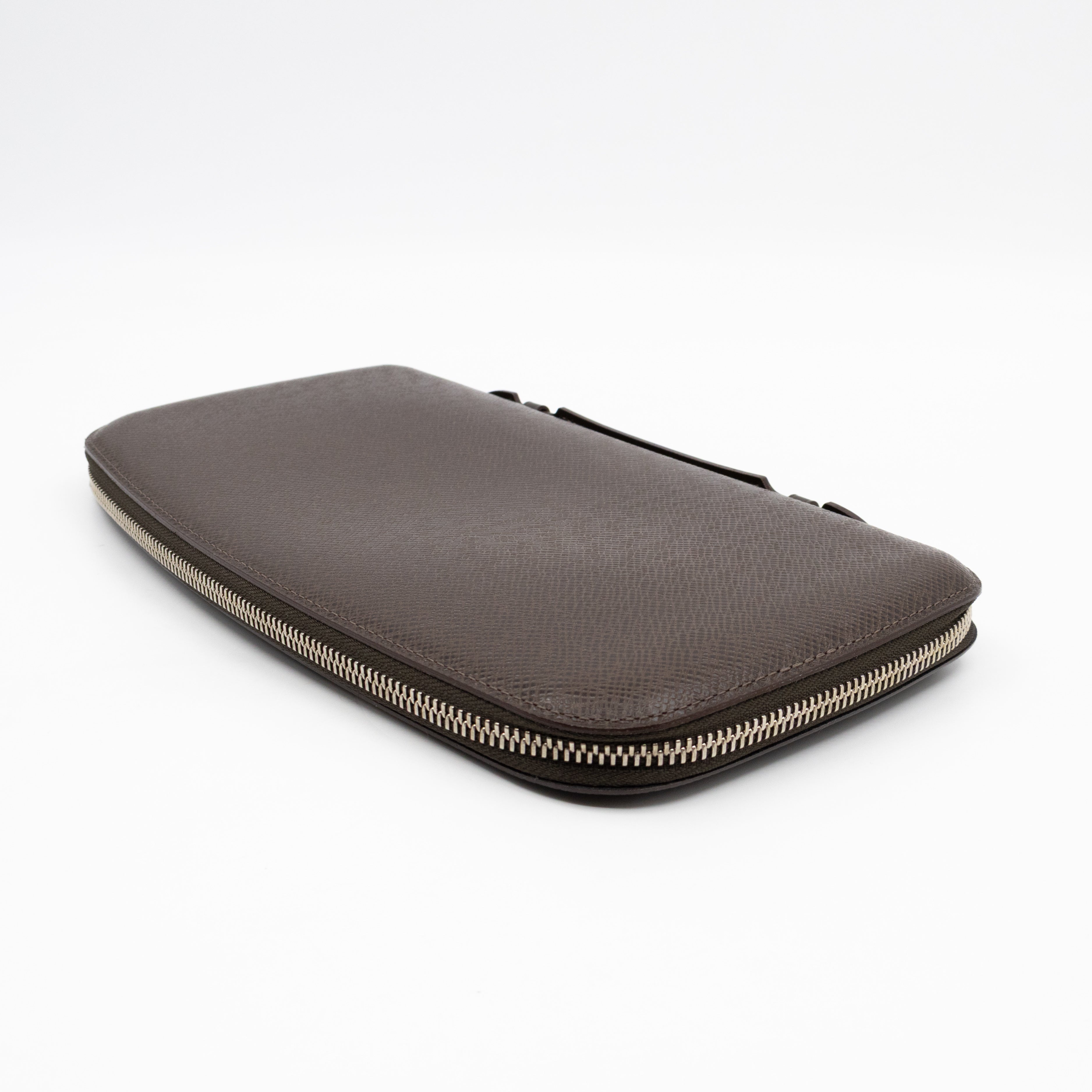 Atoll Travel Organizer Case Brown Taigarama Leather