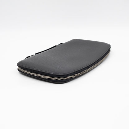 Atoll Travel Organizer Case Taigarama Black Leather