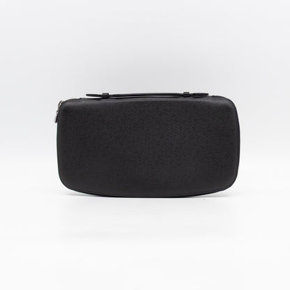 Atoll Travel Organizer Case Taigarama Black Leather