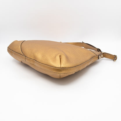 Hasler Horsebit Hobo Bronze Metallic Leather