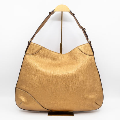 Hasler Horsebit Hobo Bronze Metallic Leather