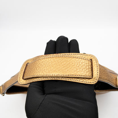 Hasler Horsebit Hobo Bronze Metallic Leather