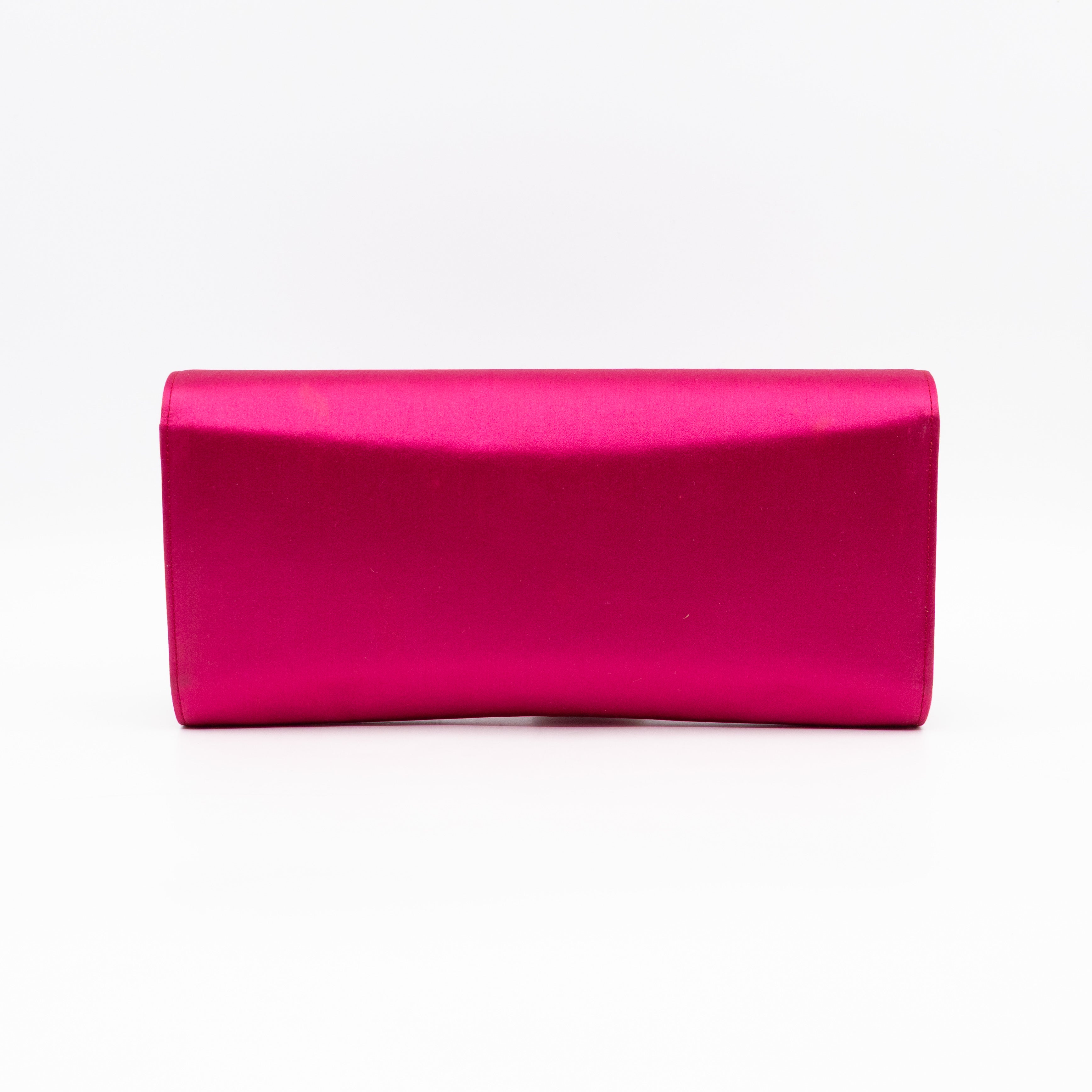 Broadway Clutch Pink Satin with Crystals
