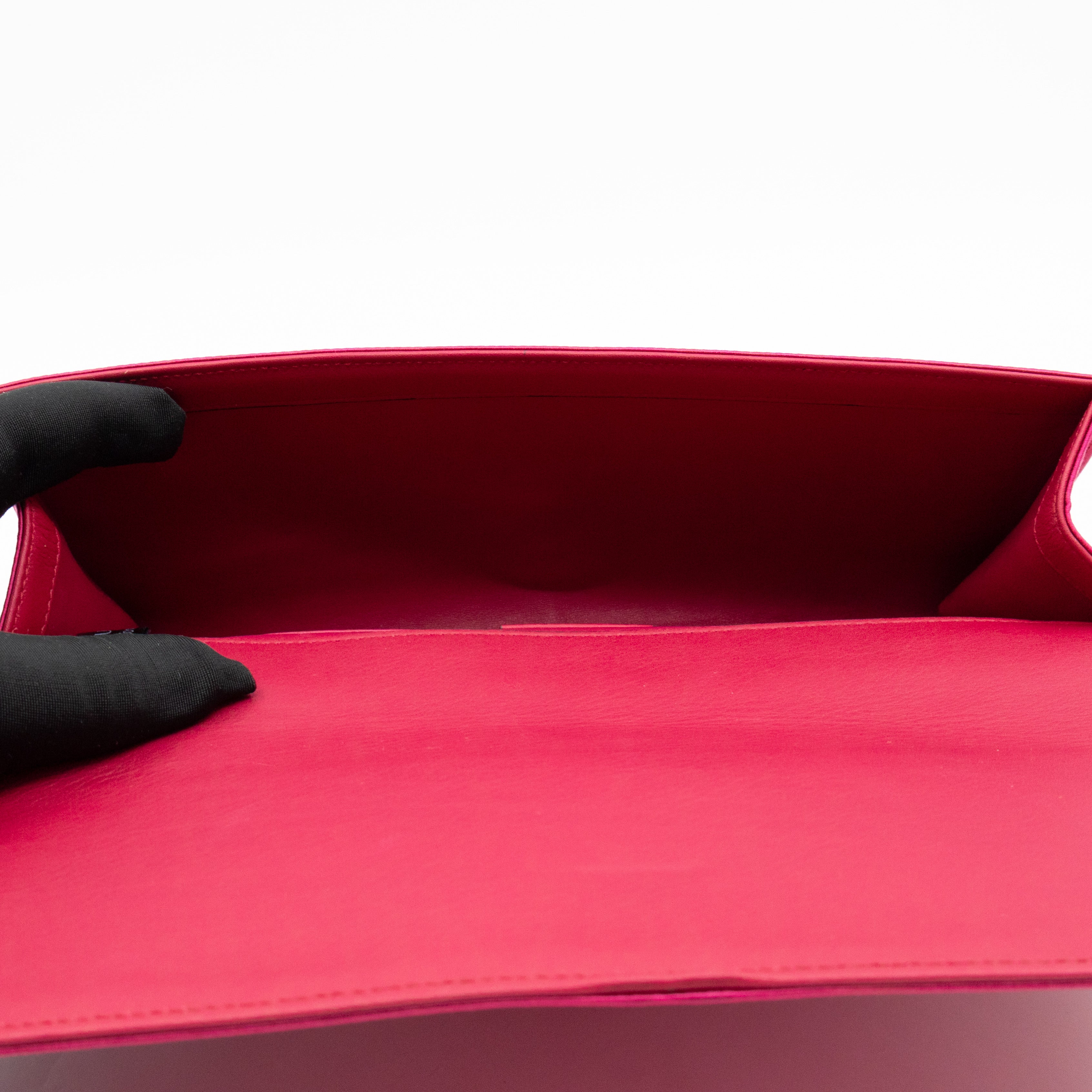 Broadway Clutch Pink Satin with Crystals