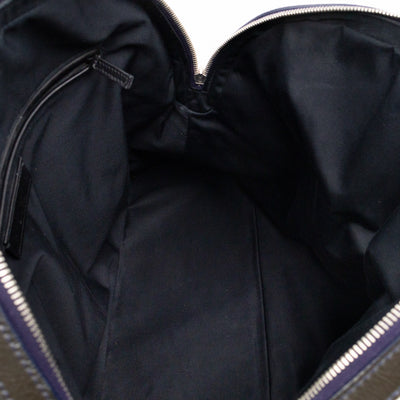 Large Muse Dark Grey Crumpled Patent Leather