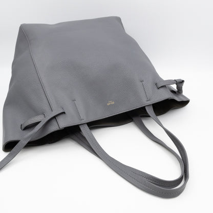 Cabas Phantom Tote Grey Leather