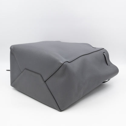 Cabas Phantom Tote Grey Leather