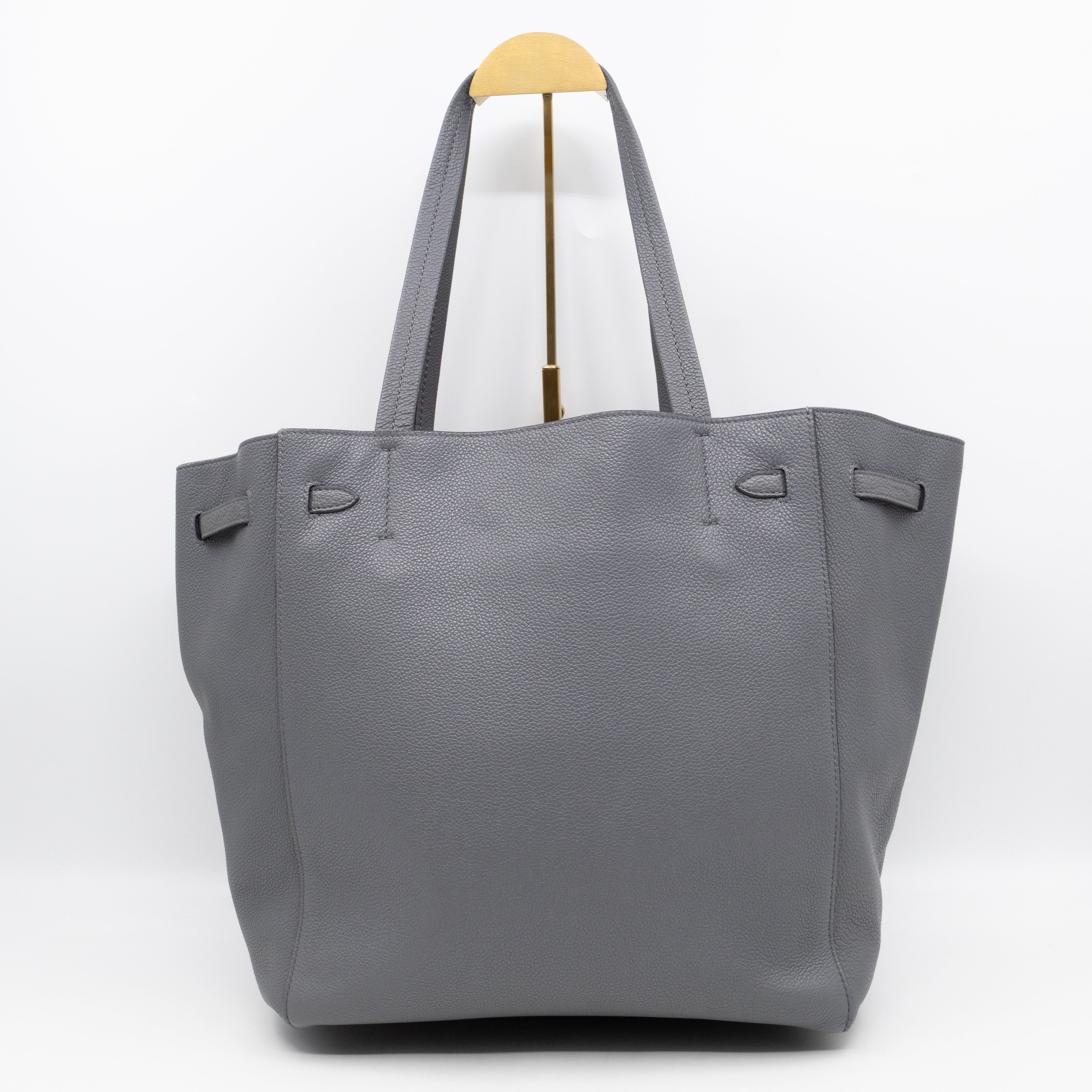 Cabas Phantom Tote Grey Leather