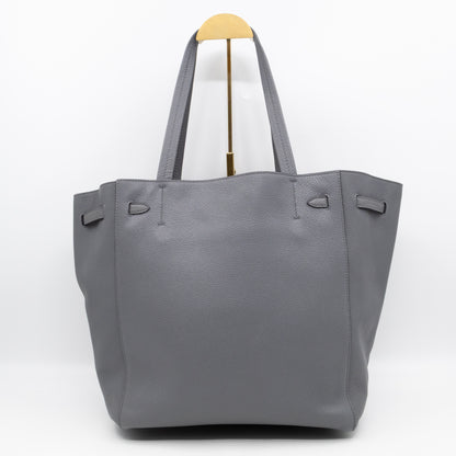 Cabas Phantom Tote Grey Leather