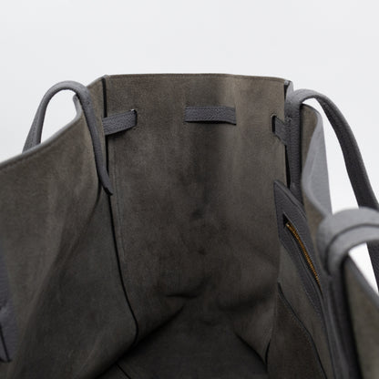 Cabas Phantom Tote Grey Leather