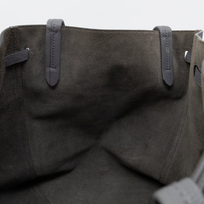 Cabas Phantom Tote Grey Leather