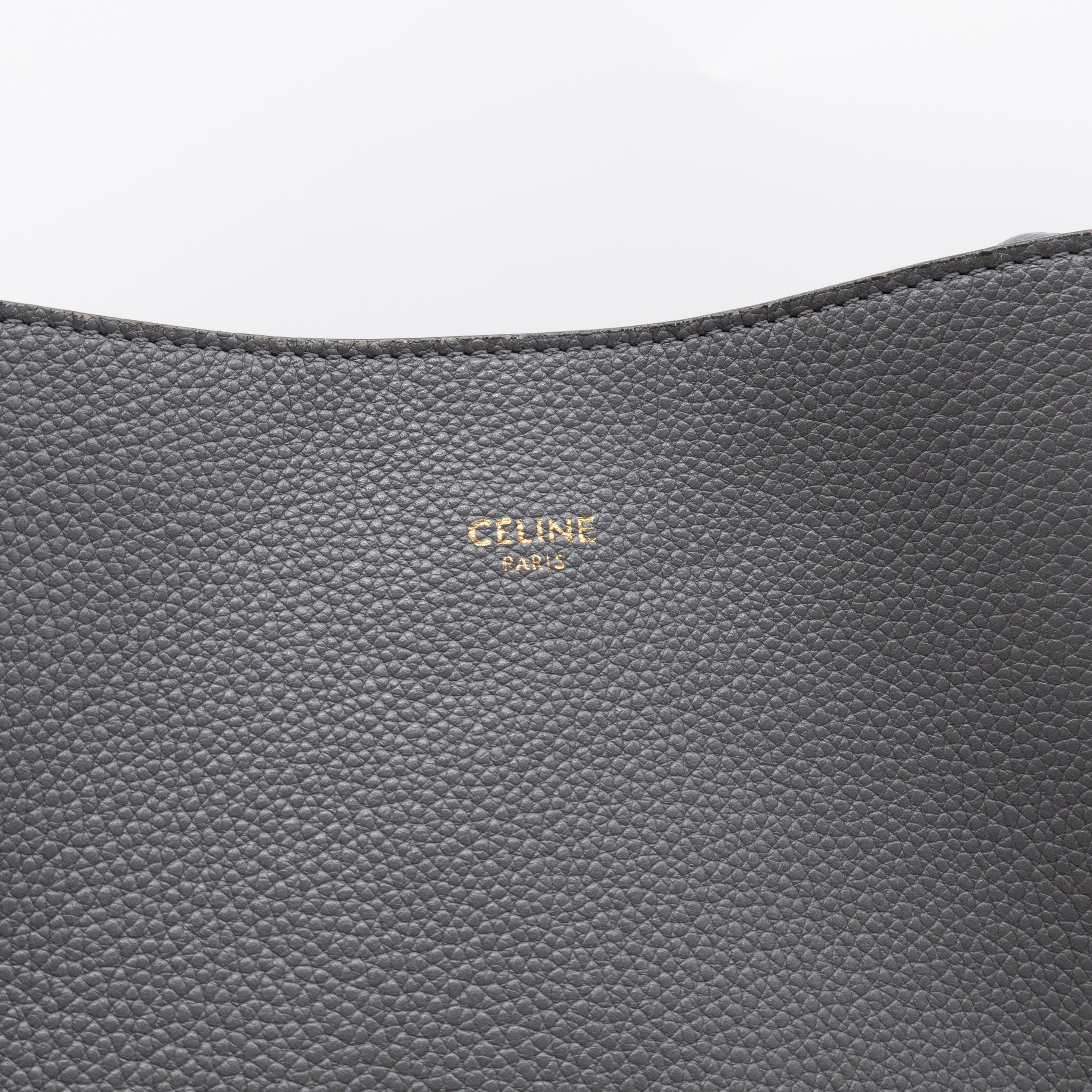 Cabas Phantom Tote Grey Leather