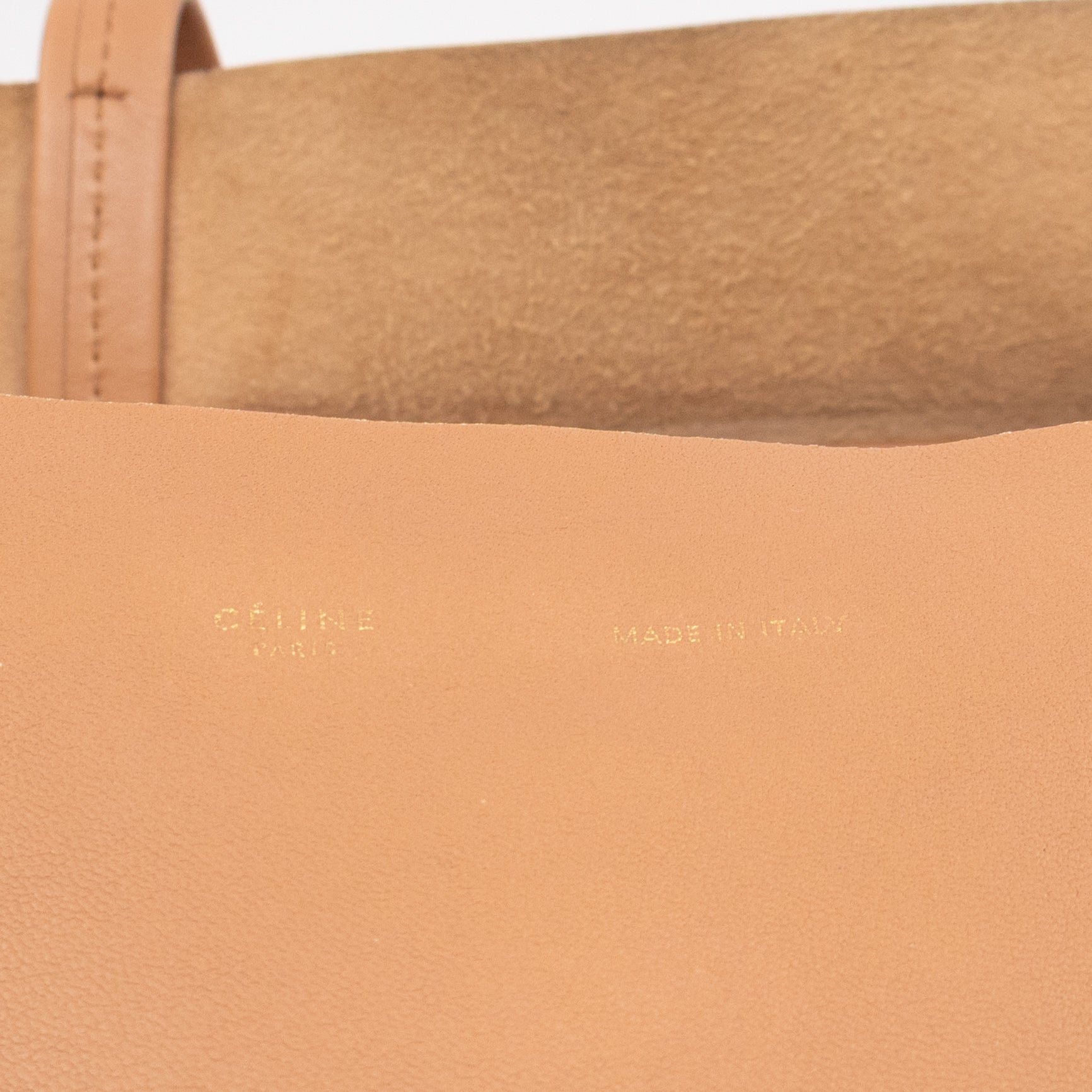 Cabas Bi-Color Tote Camel Fluo Pink Leather