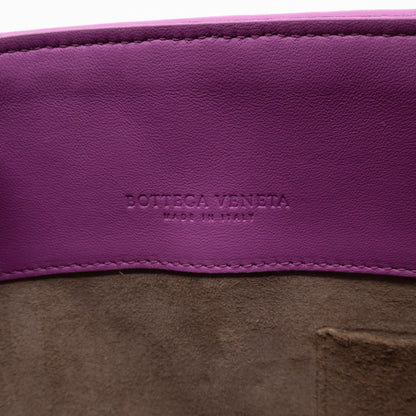 Olimpia Crossbody Bag Purple Intrecciato Leather