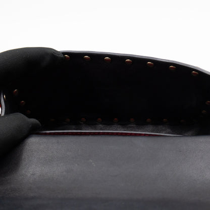 Rockstud Spike Mini Bag Fluo Orange Leather