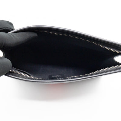 Zip Pouch Toiletry Case Black GG Supreme