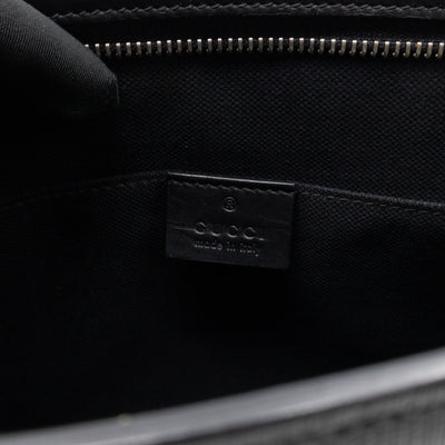 Zip Pouch Toiletry Case Black GG Supreme