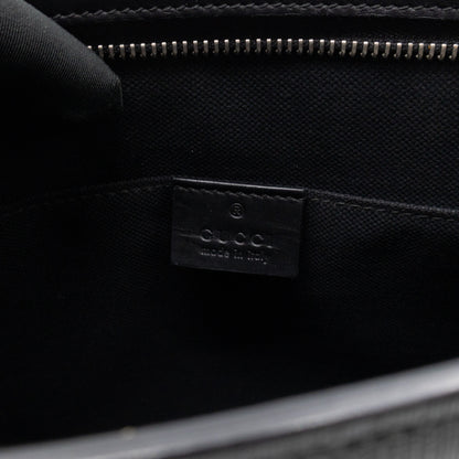 Zip Pouch Toiletry Case Black GG Supreme