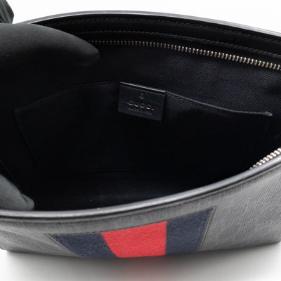 Zip Pouch Toiletry Case Black GG Supreme