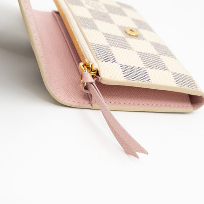 Rosalie Coin Purse Damier Azur