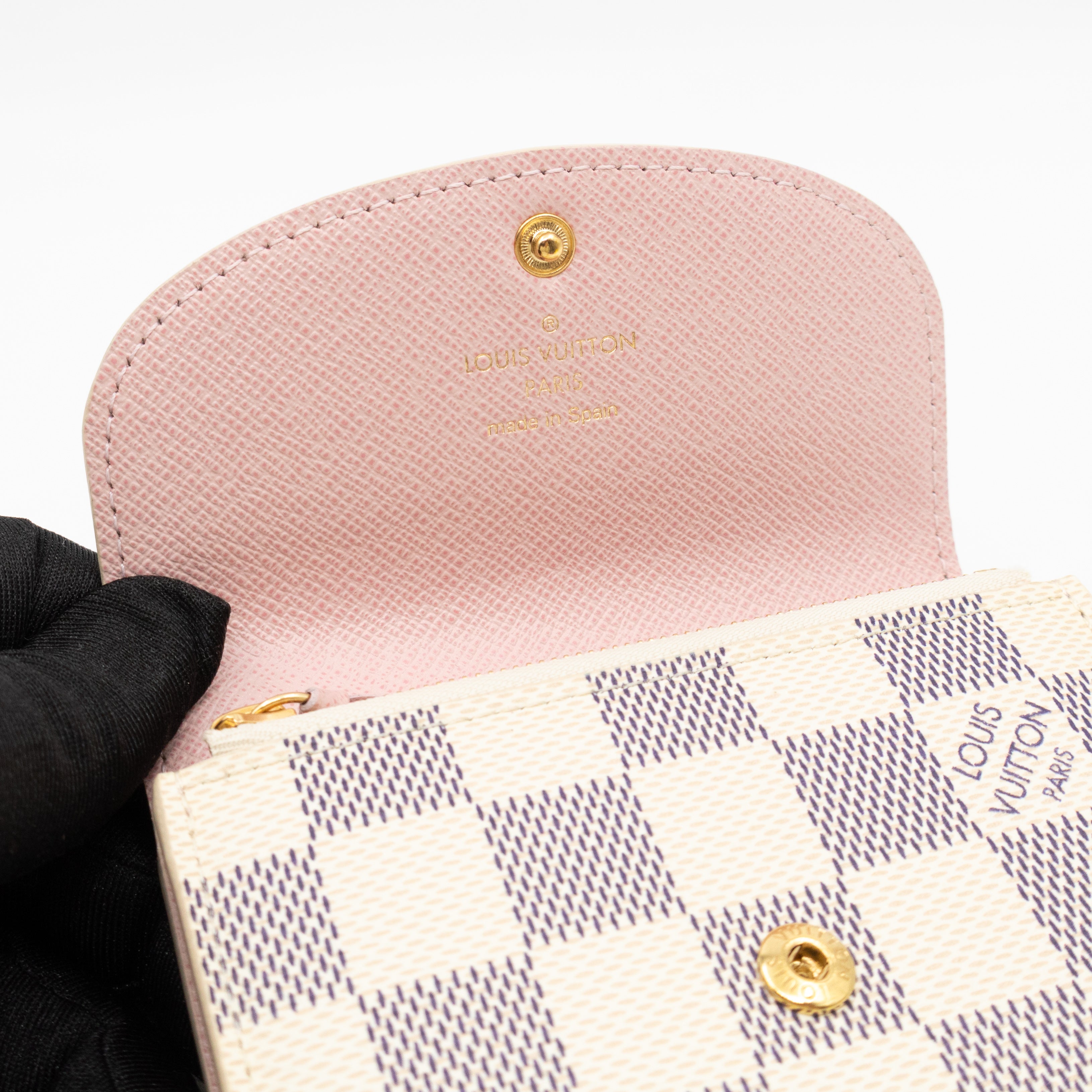 Rosalie Coin Purse Damier Azur