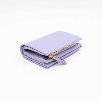 GG Marmont Card Case Wallet Lilac Leather