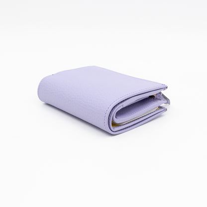 GG Marmont Card Case Wallet Lilac Leather