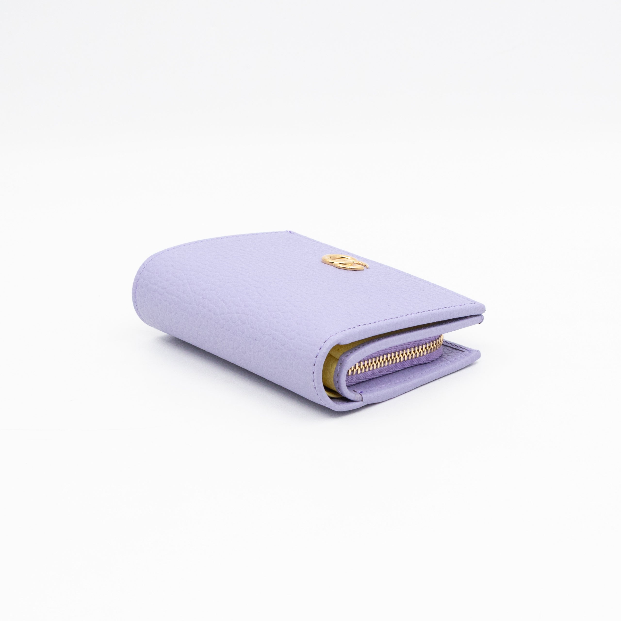 GG Marmont Card Case Wallet Lilac Leather