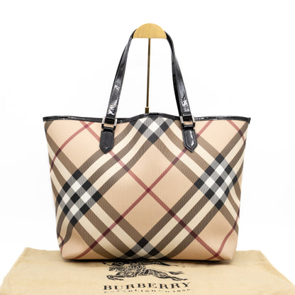 Nickie Tote with Pouch Supernova Check