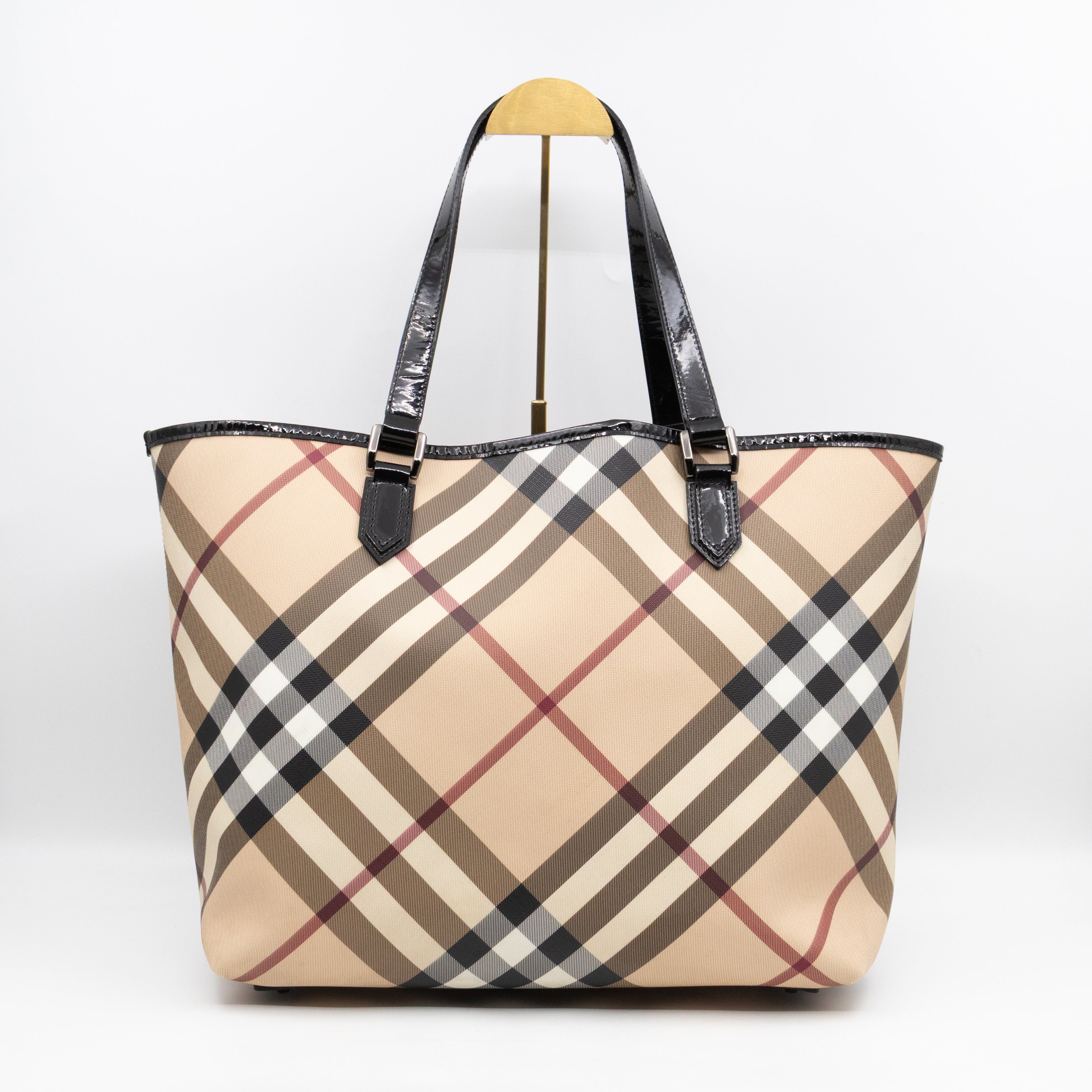 Nickie Tote with Pouch Supernova Check