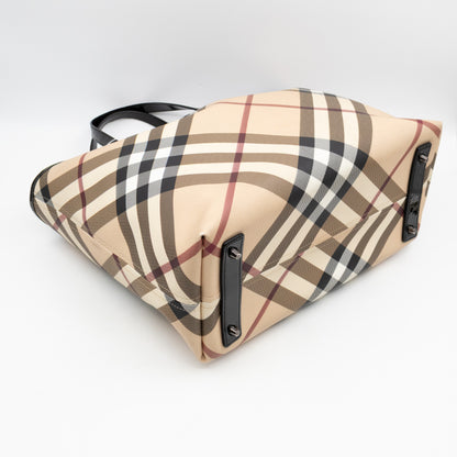 Nickie Tote with Pouch Supernova Check