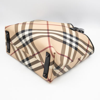 Nickie Tote with Pouch Supernova Check