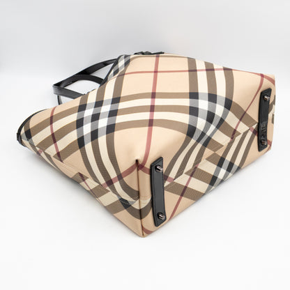 Nickie Tote with Pouch Supernova Check