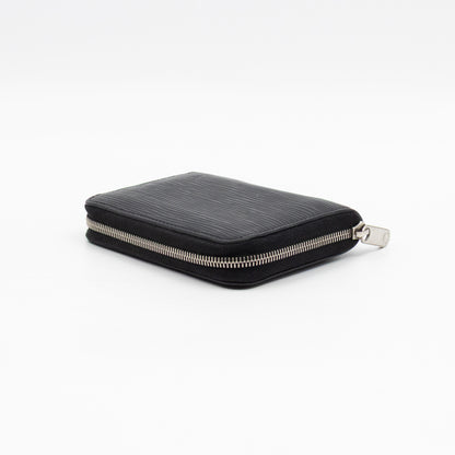 Zippy Coin Purse Black Epi Leather